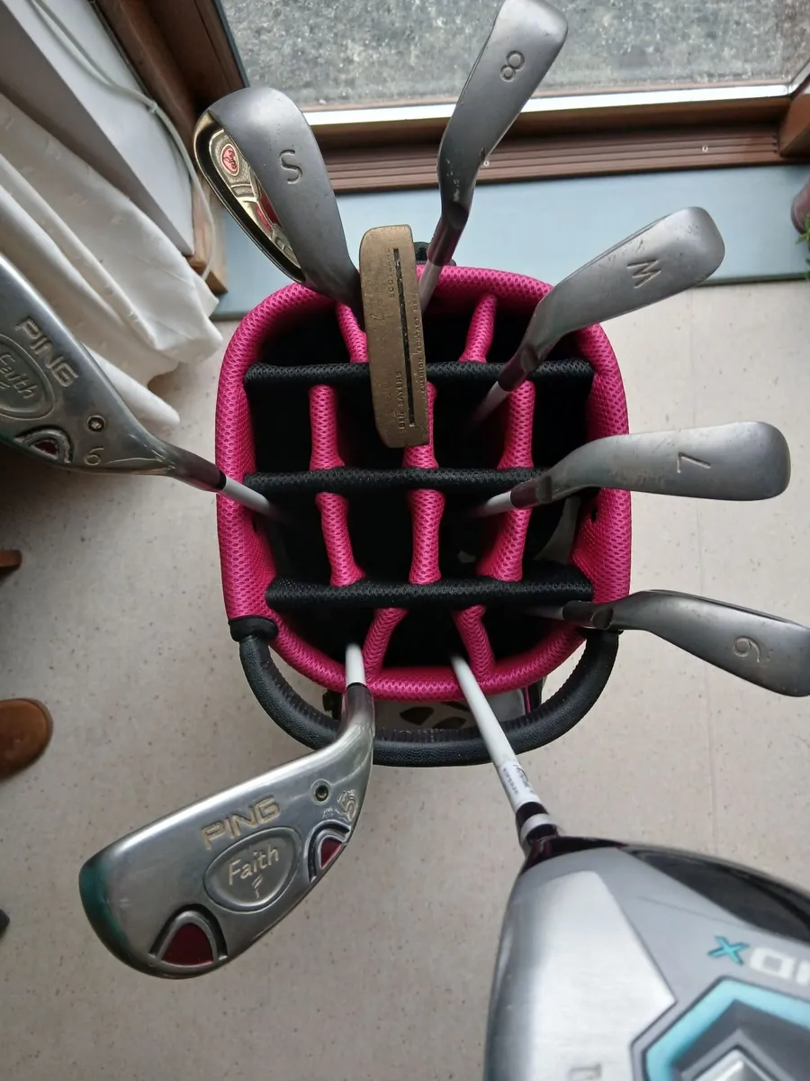 Golf clubs and golf cart for sale - Image 4