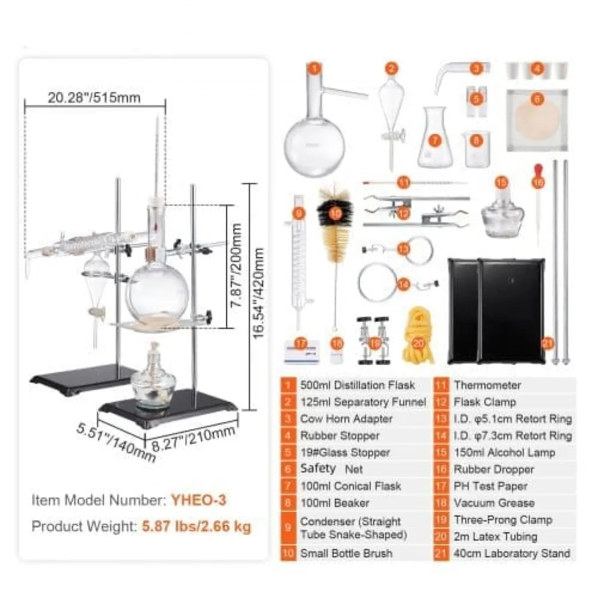 Essential Oil Distillation Kit, 500ml Distillation - Image 4
