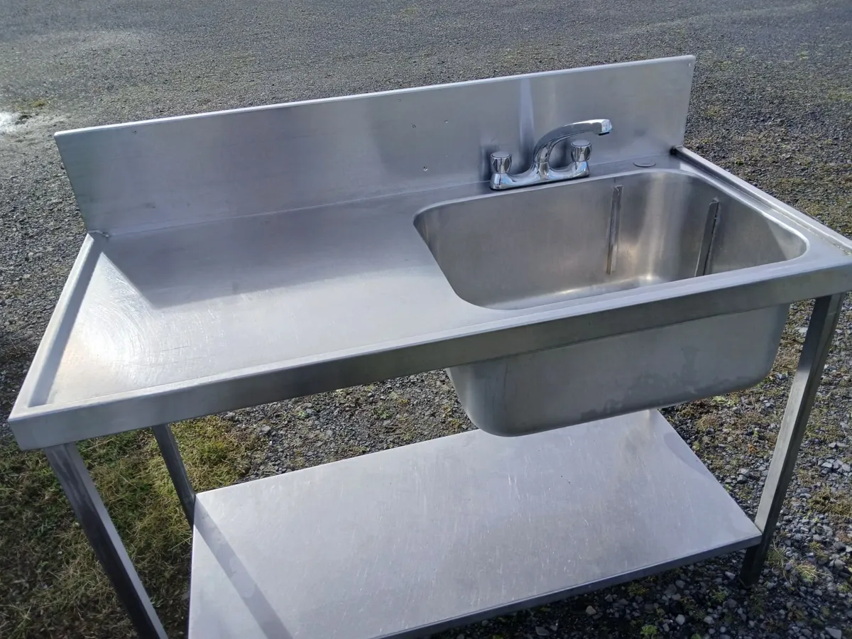 Staneless steel cabbinet sink unit complete - Image 3