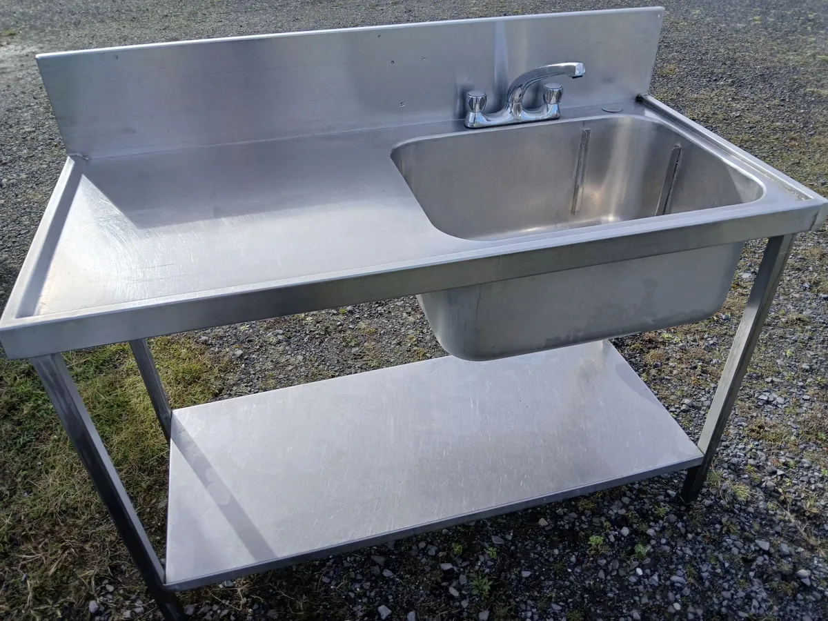 Staneless steel cabbinet sink unit complete - Image 4