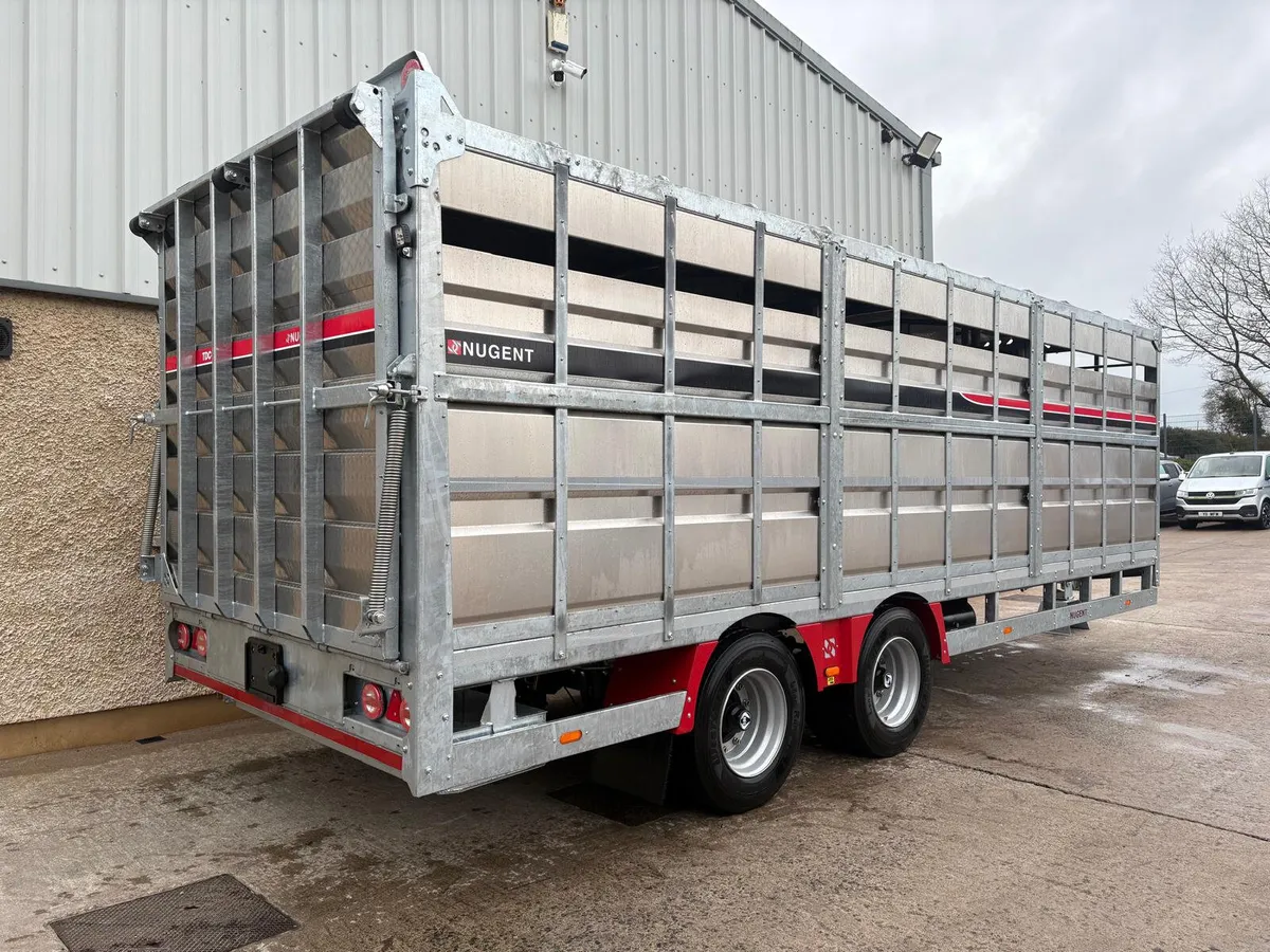 New Nugent 24ft Tractor Drawn Cattle Trailer - Image 2