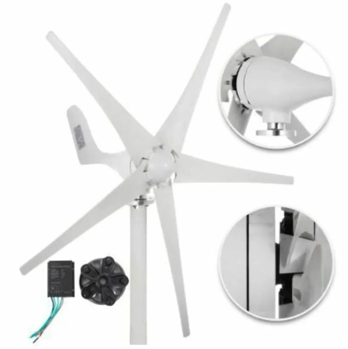 300W Wind Turbine Generator for Off-Grid Power - Image 2