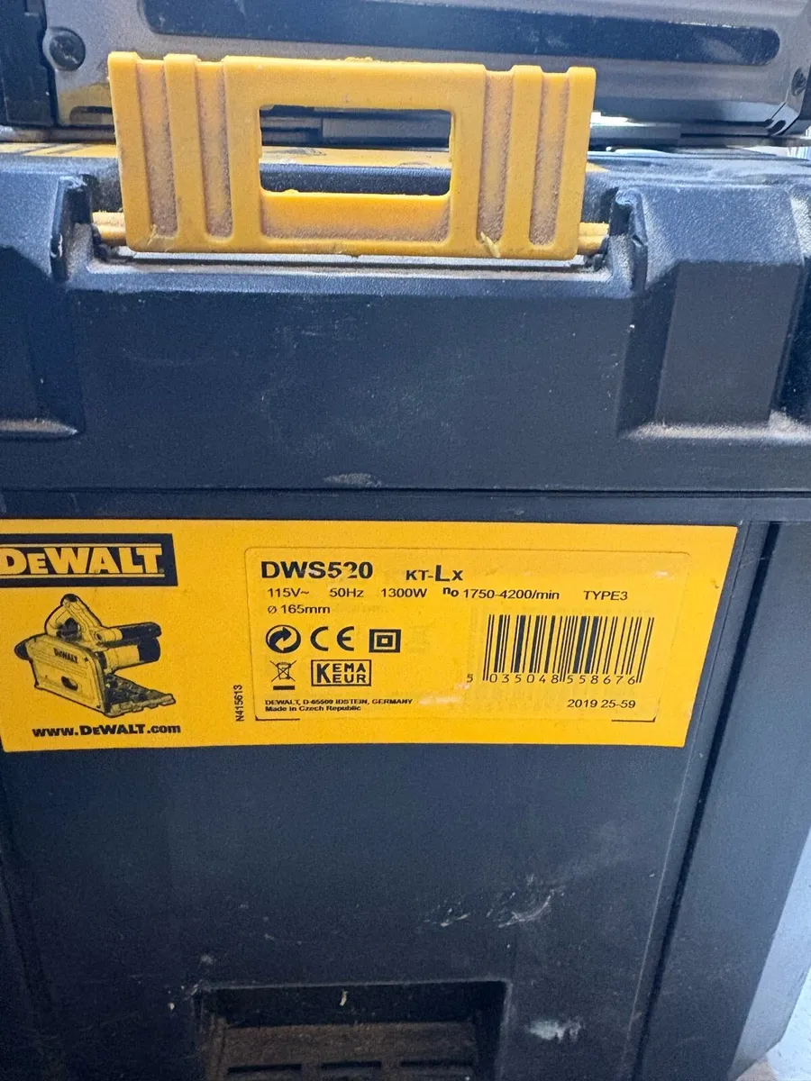 Dewalt track saw. 110v - Image 4