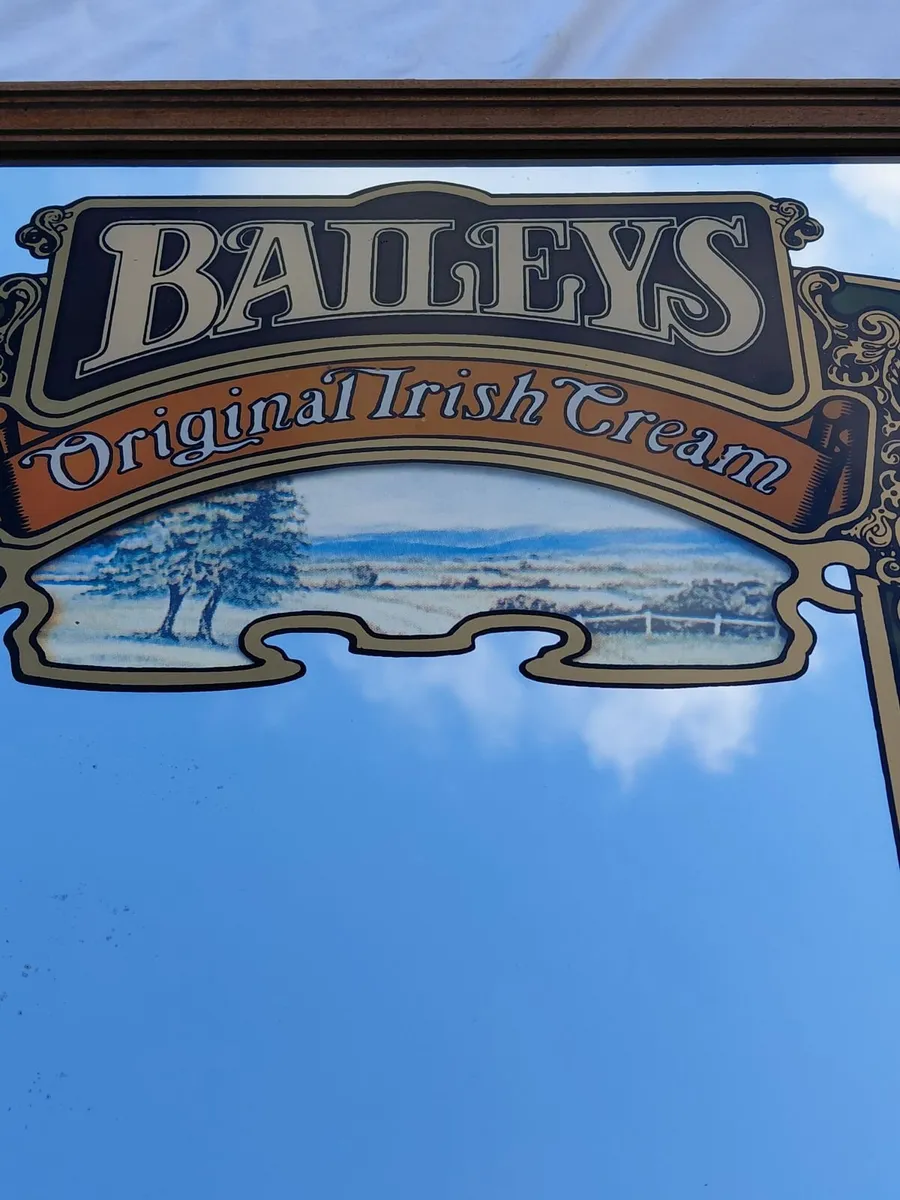 Vintage Original Baileys Liqueur Pub Mirror - Image 2