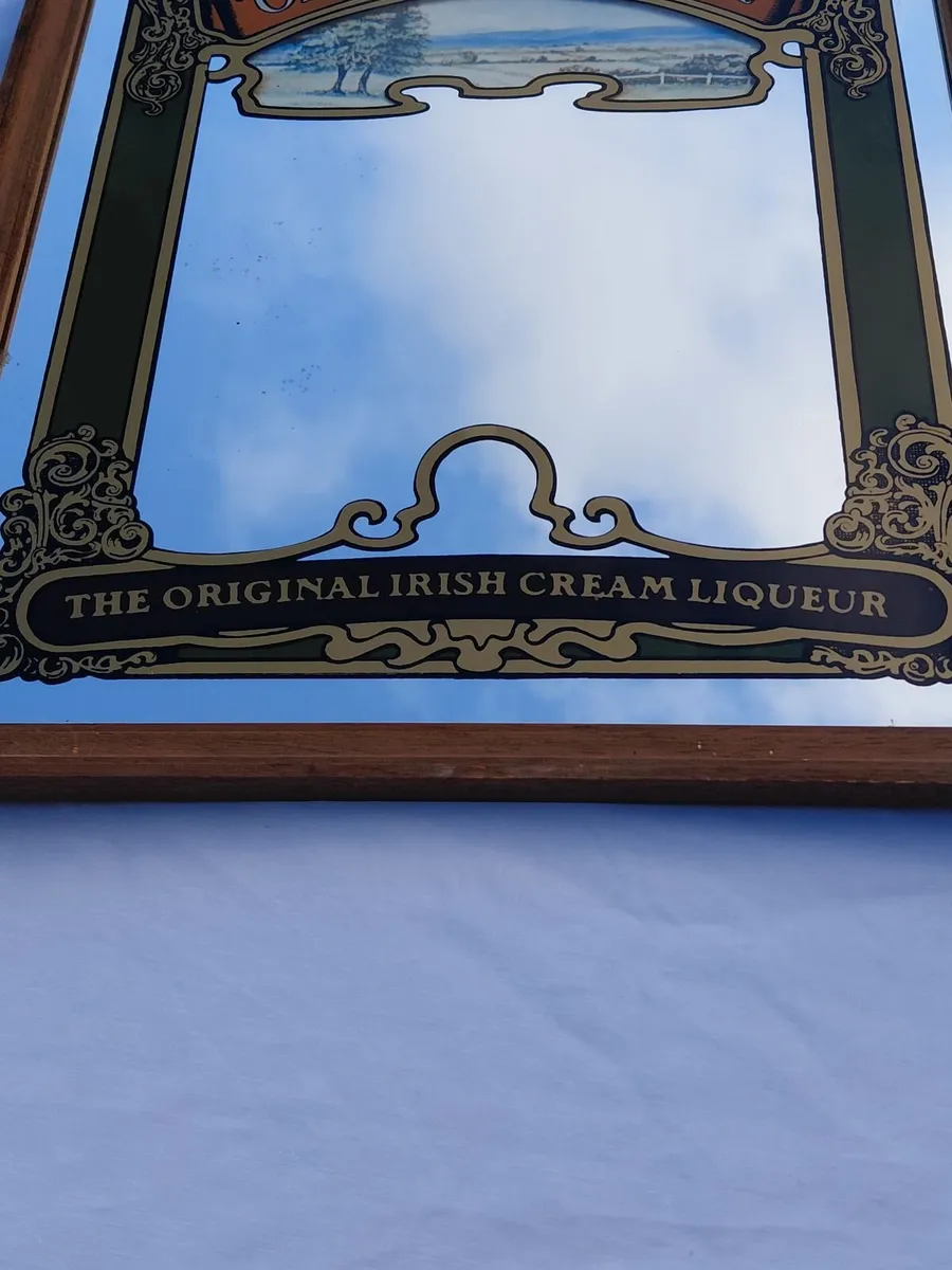 Vintage Original Baileys Liqueur Pub Mirror - Image 4