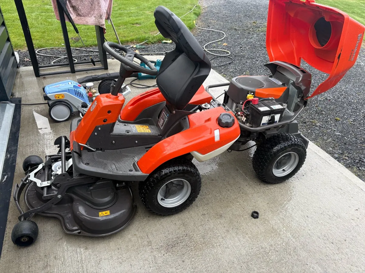 Husqvarna R 214TC Ride-On Mower  LIKE NEW 21 Hours - Image 1
