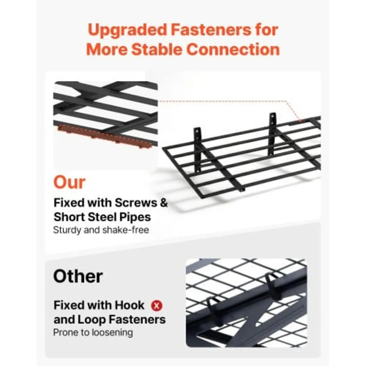 2-Tier Heavy Duty Wall Garage Shelving, 4 Pack 610 - Image 3