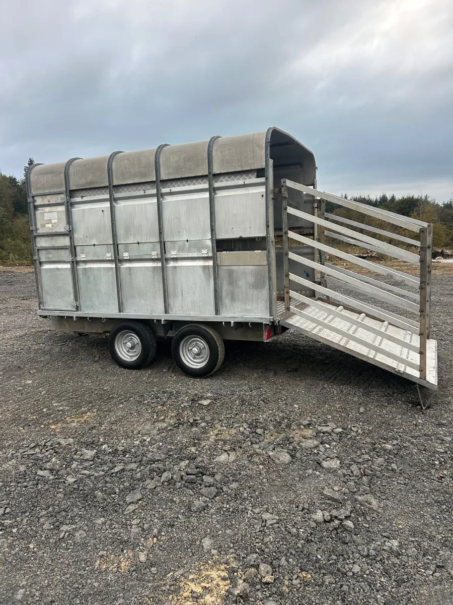 10x5 Gamic livestock trailer c/w decks - Image 4