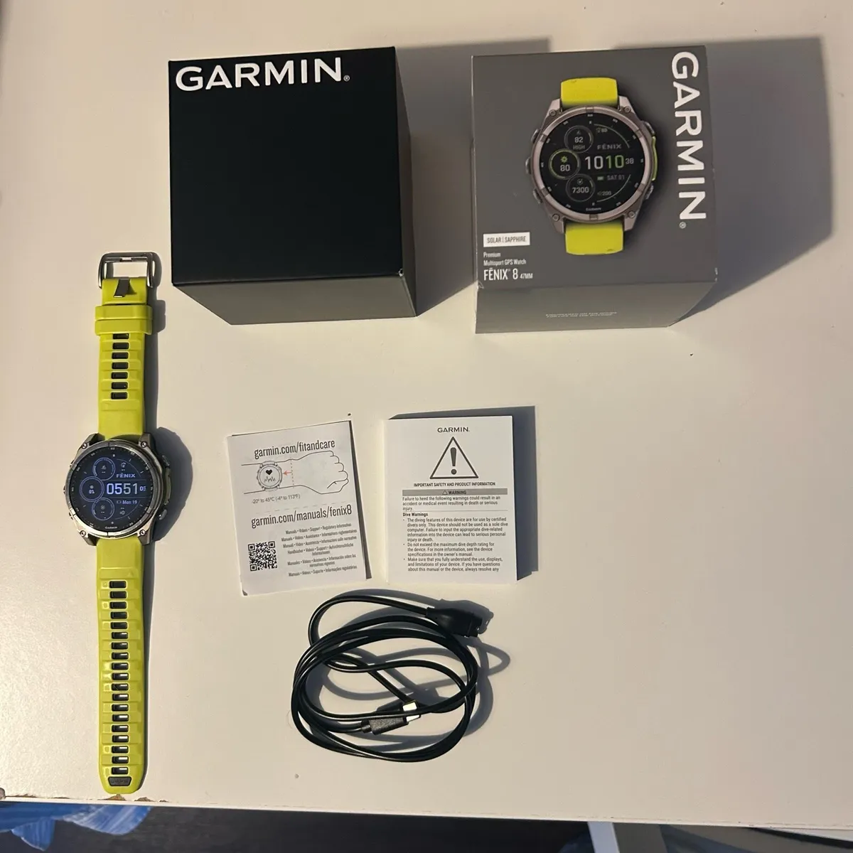 Garmin Fenix 8 solar 47mm titanium - Image 1