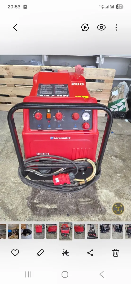 Professional Idromatic Hot Water Pressure Washer 2 - Image 1