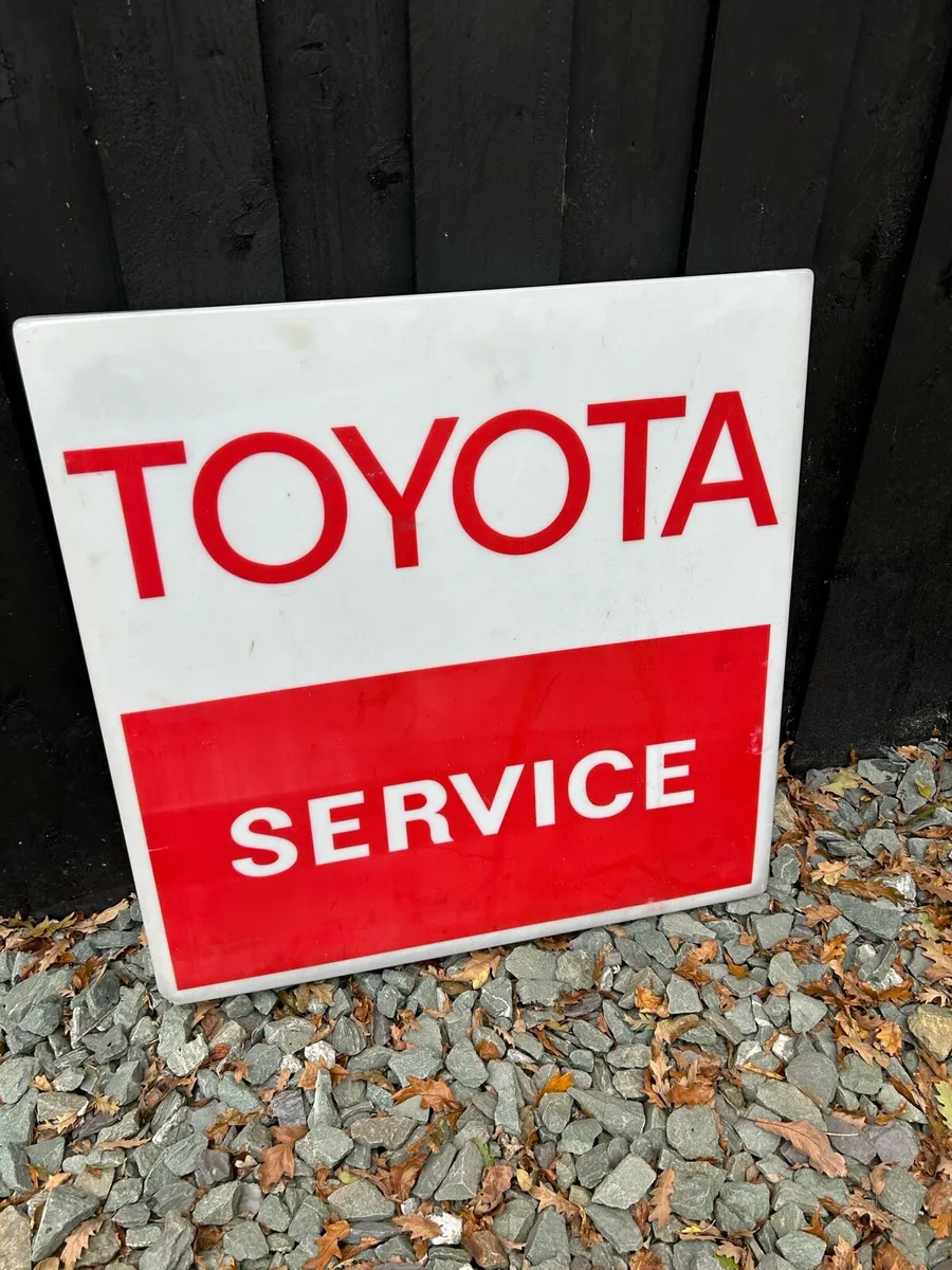 Toyota Original Garage Signs - Image 1