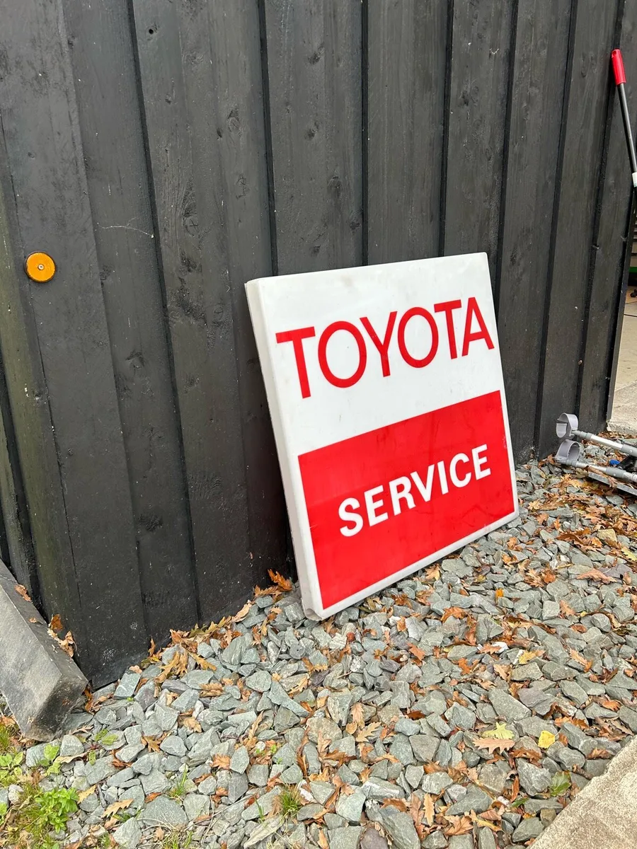 Toyota Original Garage Signs - Image 2