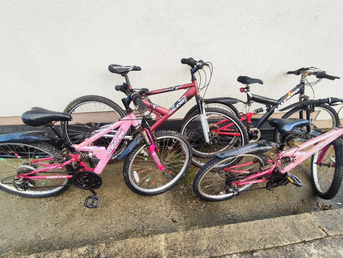 Four-bike bundle - two 24"  and two 26" - Image 1