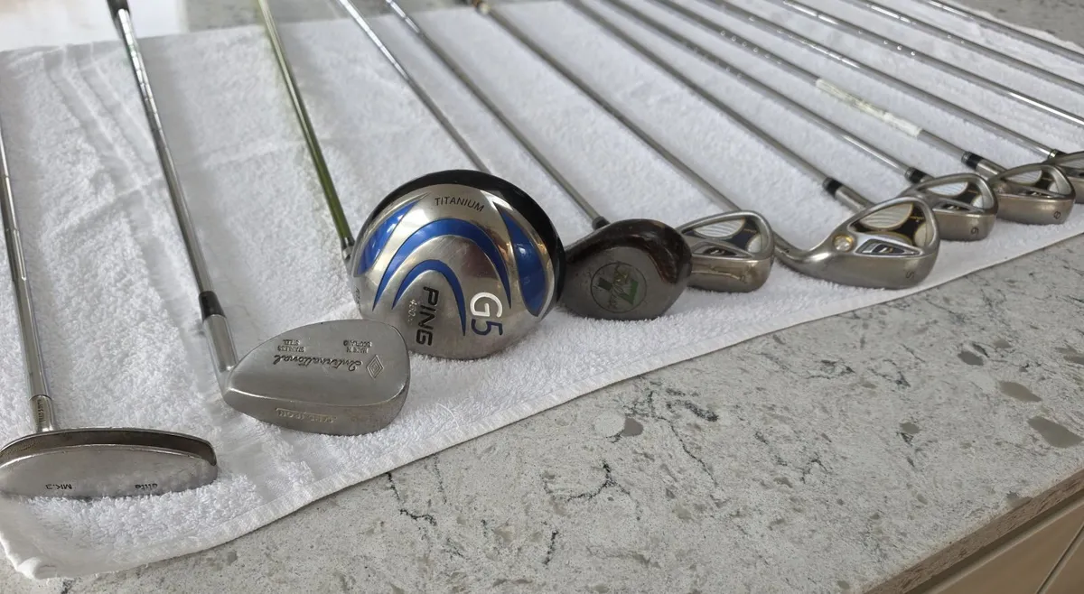 Golf clubs with Bag+Caddy - Image 2