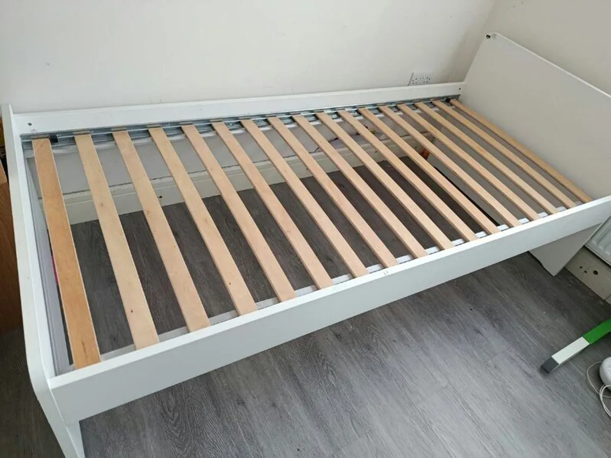 IKEA SLKT Single Bed with Mattress  90x200 cm - Image 1