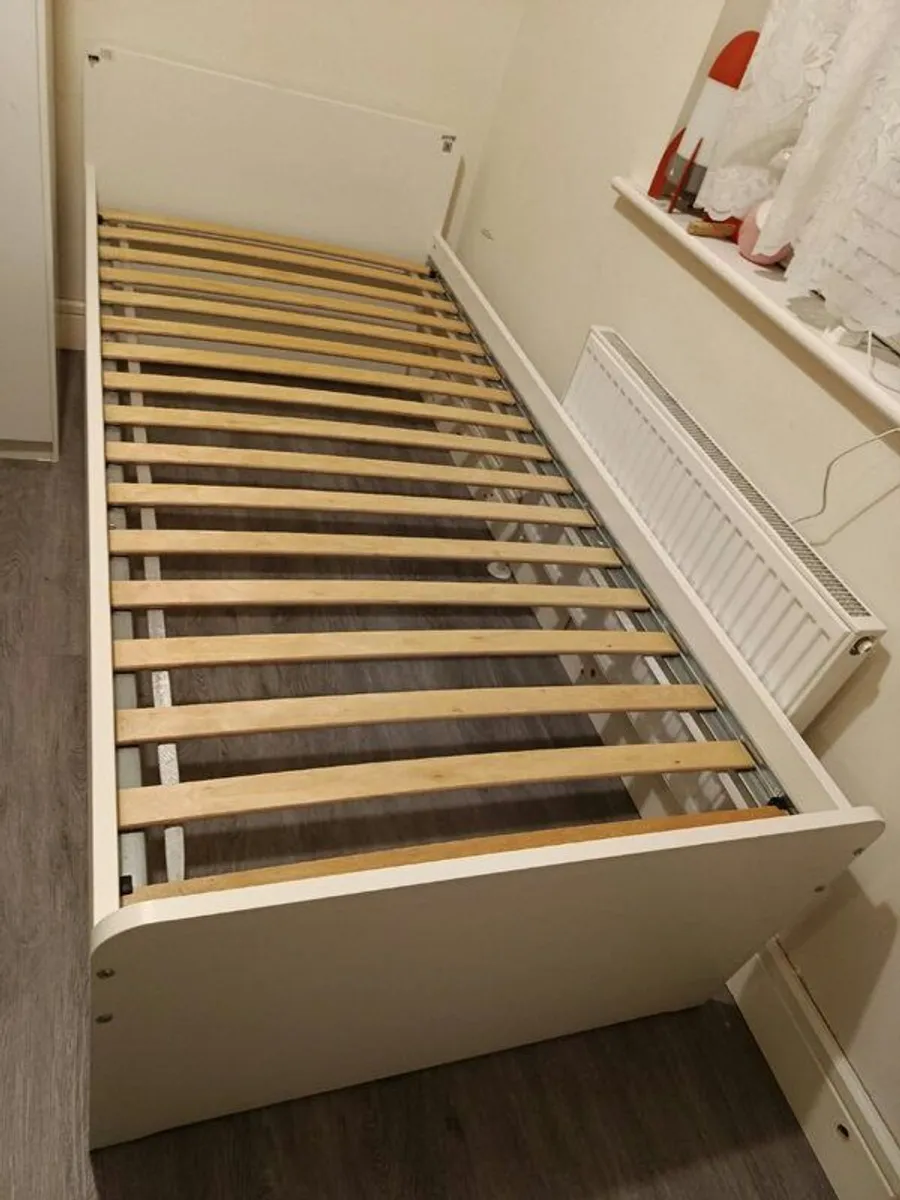 IKEA SLKT Single Bed with Mattress  90x200 cm - Image 2