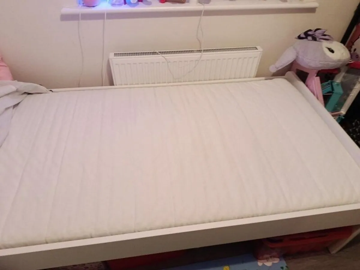 IKEA SLKT Single Bed with Mattress  90x200 cm - Image 3