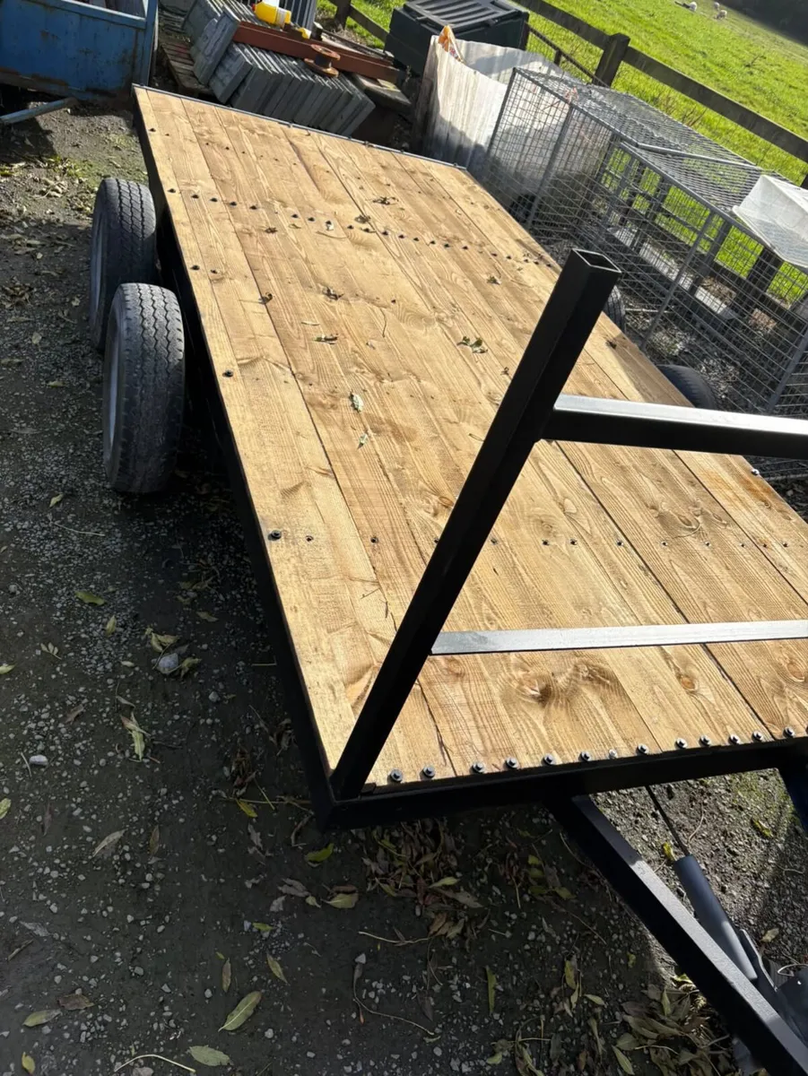 Flatbed trailer 12ft long - Image 2