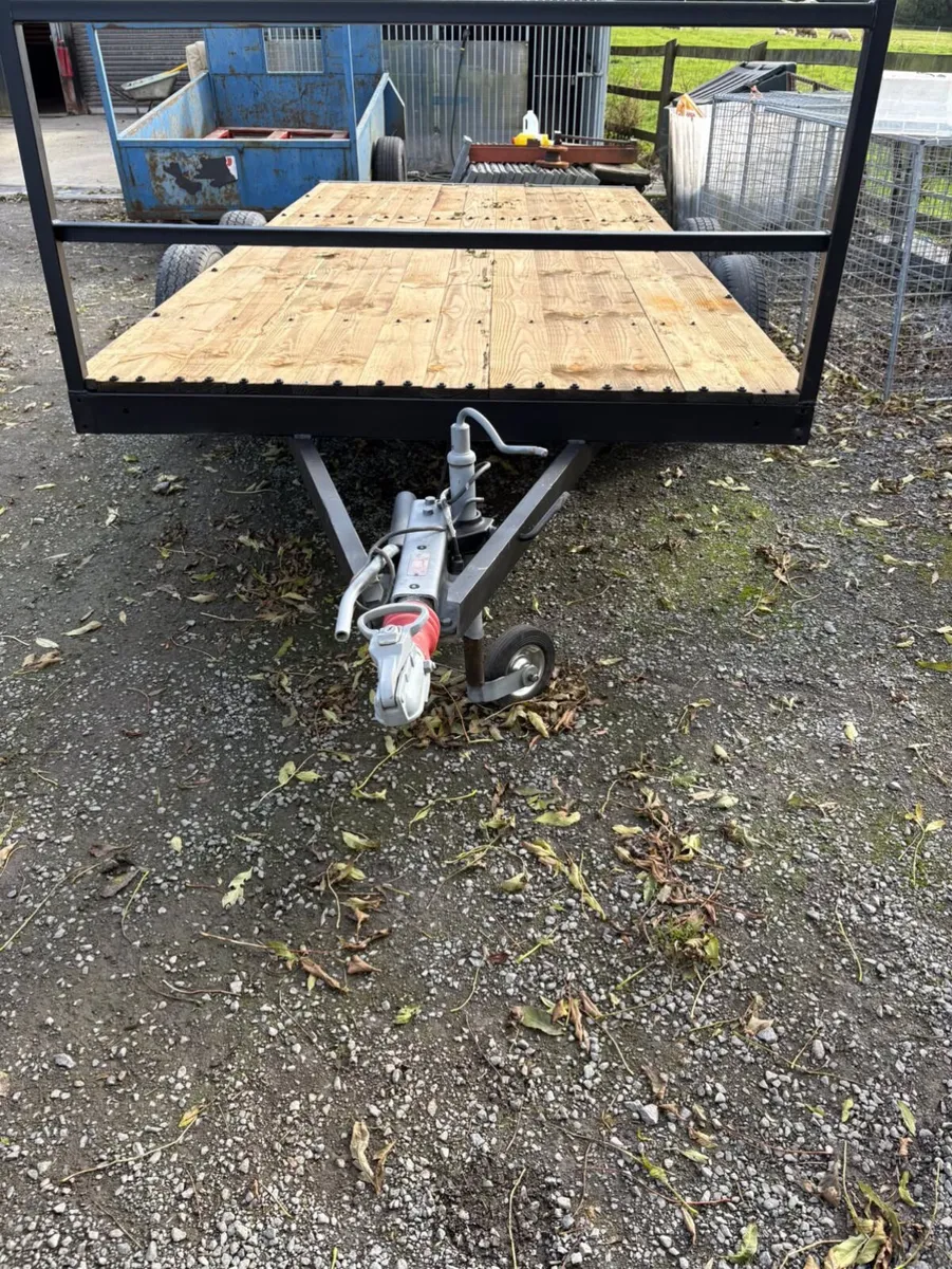 Flatbed trailer 12ft long - Image 3