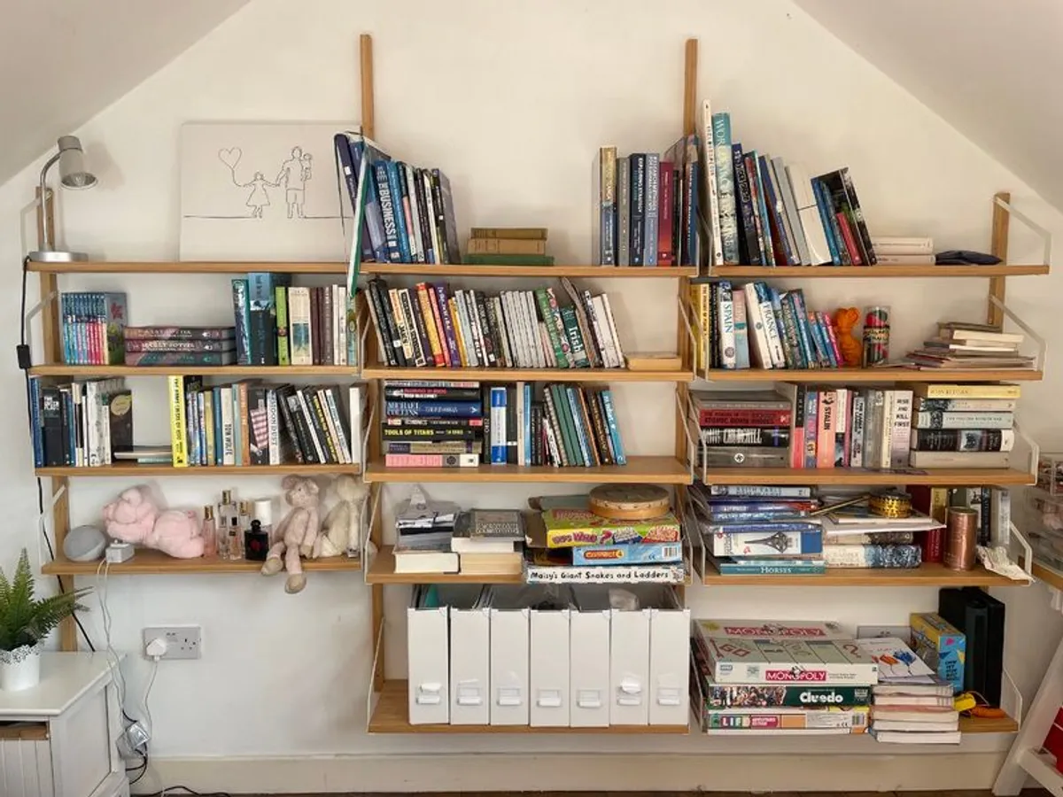 IKEA SVALNAS Bamboo Wall Shelving System - Image 2