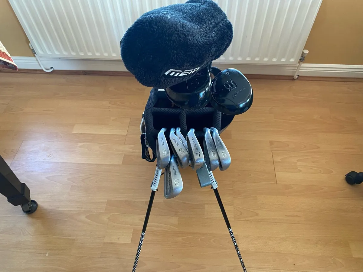 Full set of left hand golf clubs and bag - Image 3