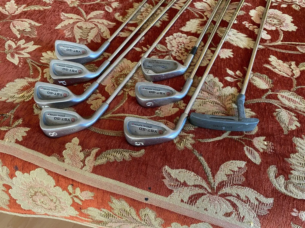 Full set of left hand golf clubs and bag - Image 4