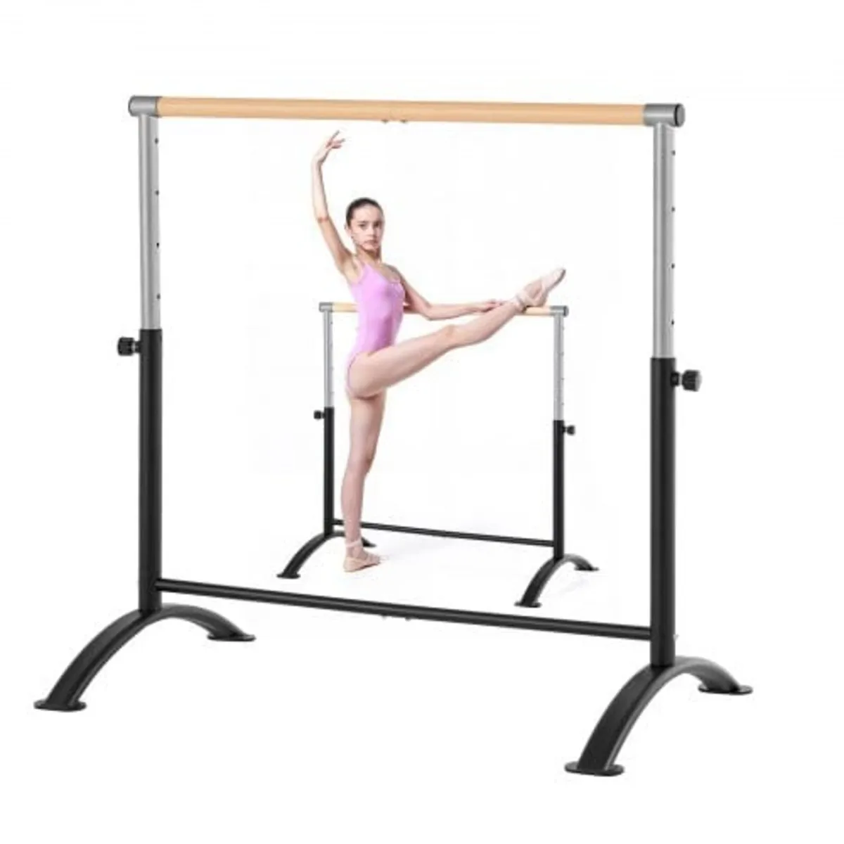 Ballet Barre, Barre Bar for Home, Freestanding Por - Image 1