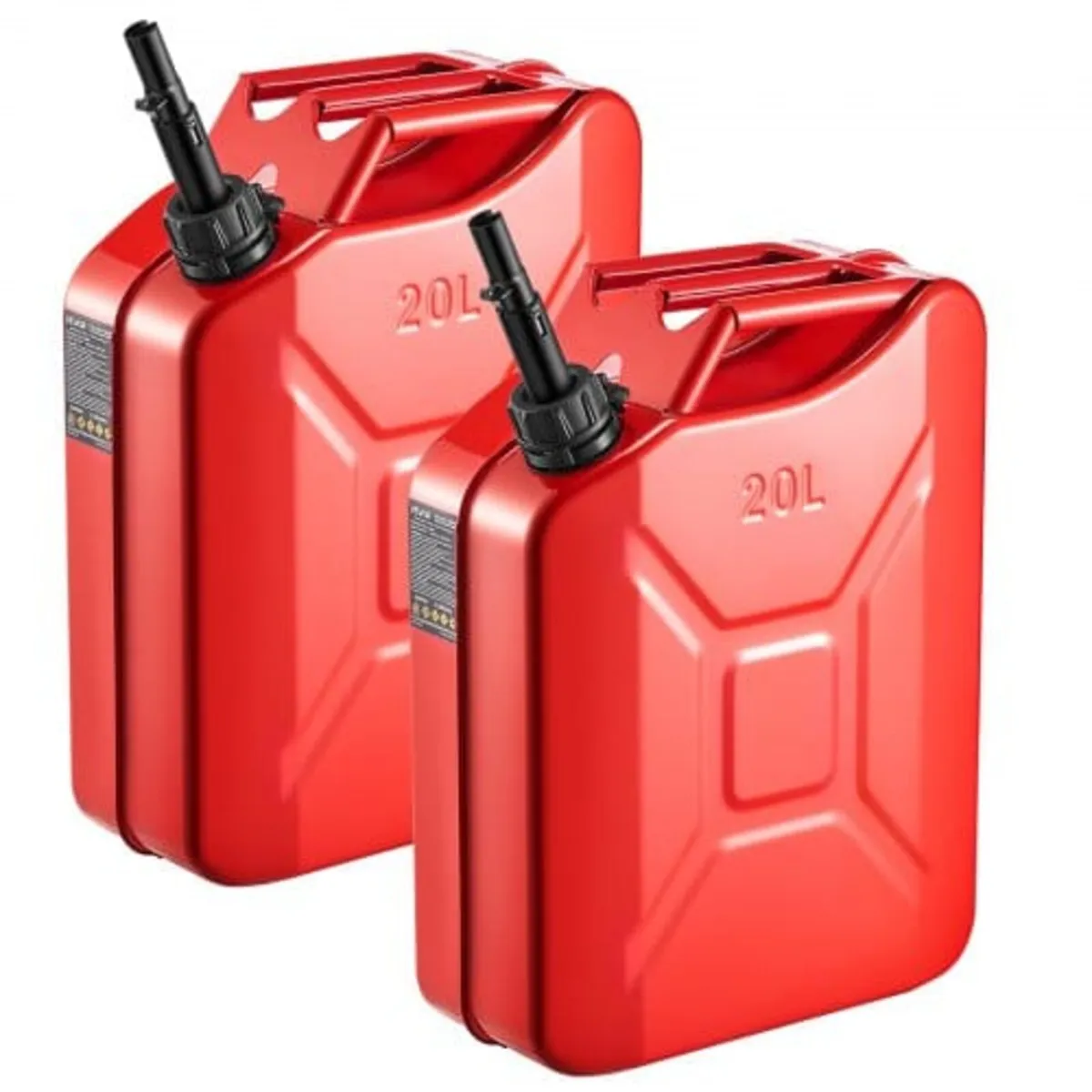 Metal Fuel Container, 20 L, Fuel Jerry Can with Sp - Image 1