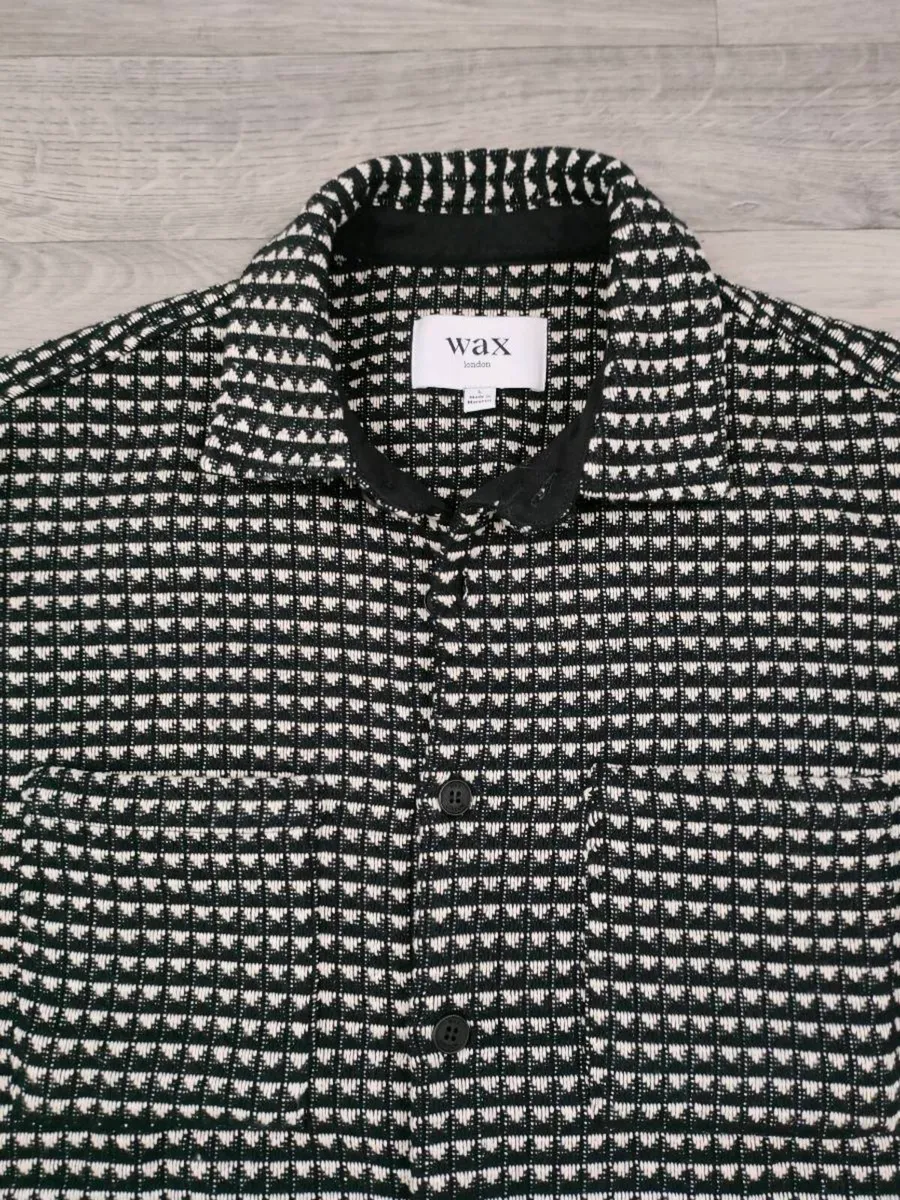 Wax London Patterned Overshirt Shacket Mens Large - Image 4