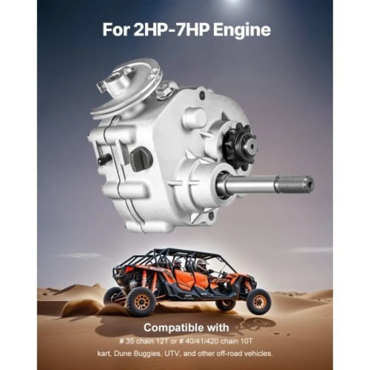Drive Clutch, 2-7HP Engine, 2300 RPM High-Strength - Image 2