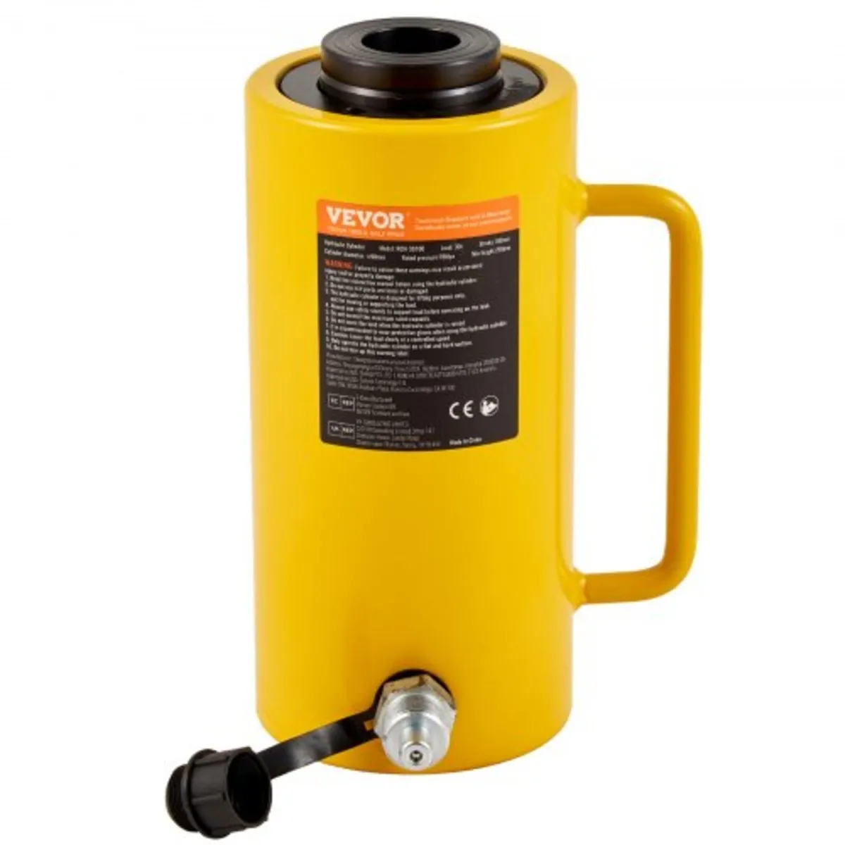 30Ton 10.2 cm Stroke Hollow Hydraulic Cylinder Jac - Image 1