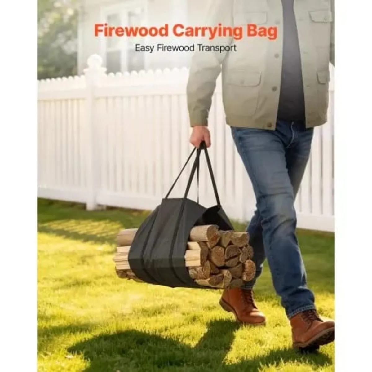 Firewood Rack with Waterproof Cover 1855 mm Outdoo - Image 4
