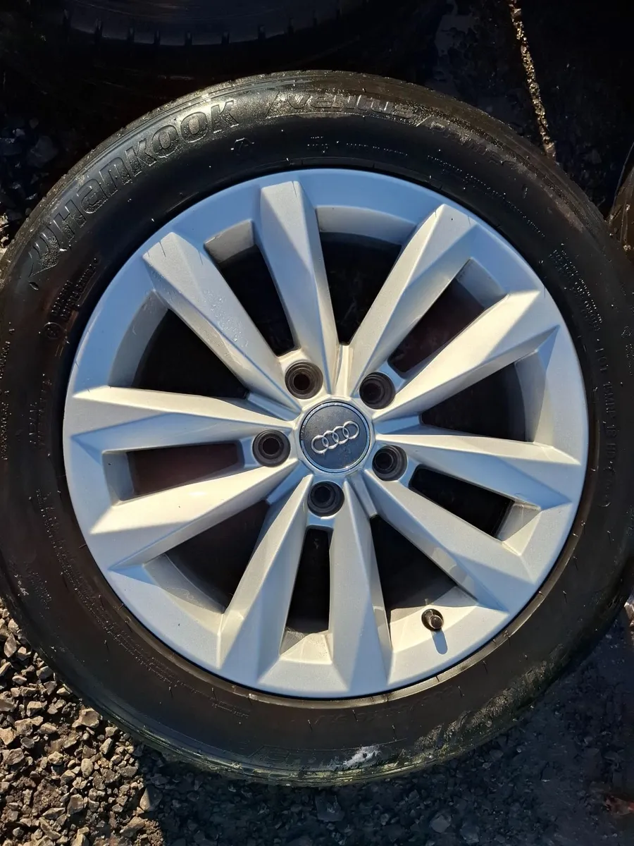 16" Audi,  Vw,  Seat,  Skoda Alloys with tyres - Image 1