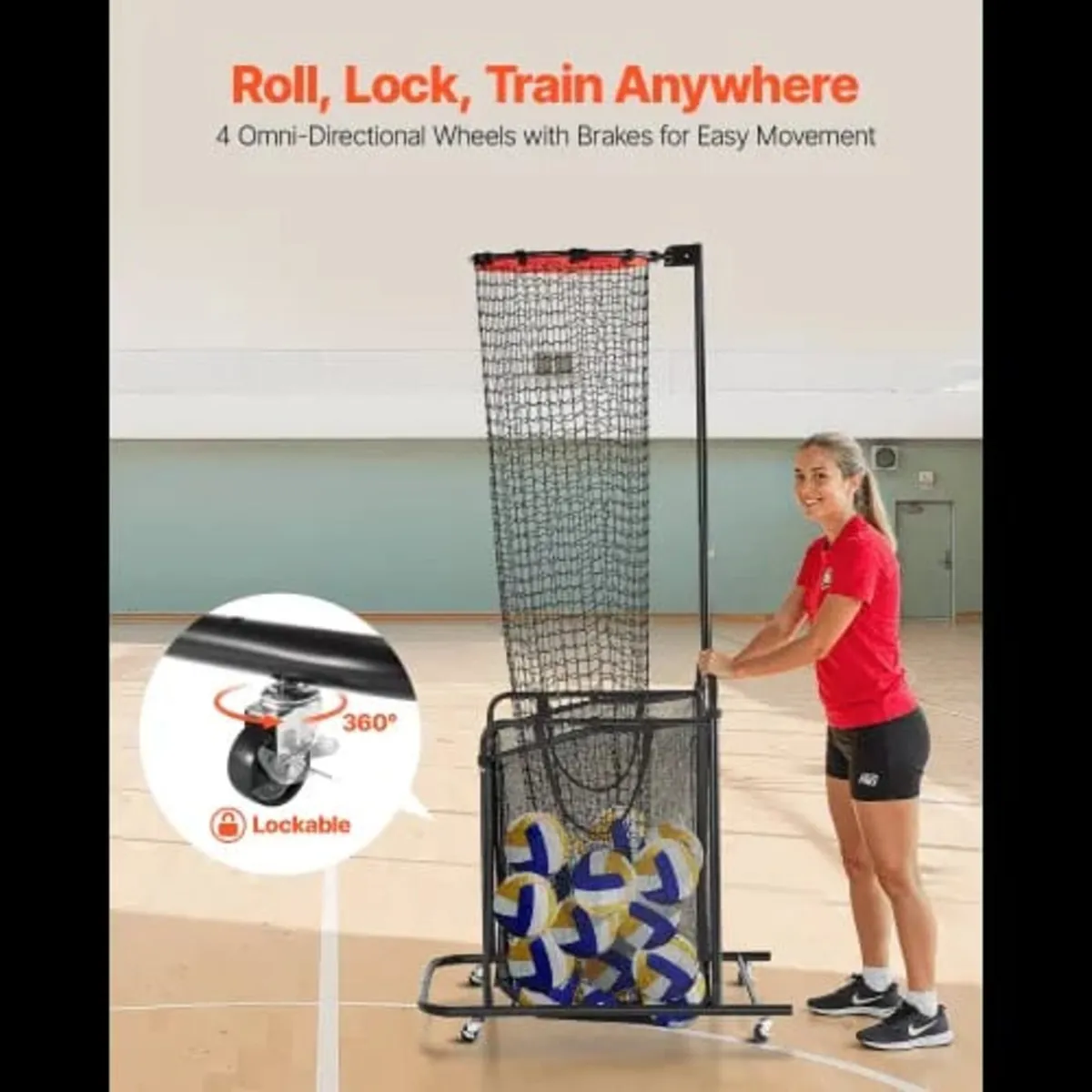 Volleyball Setter Training Equipment, Angle and He - Image 2