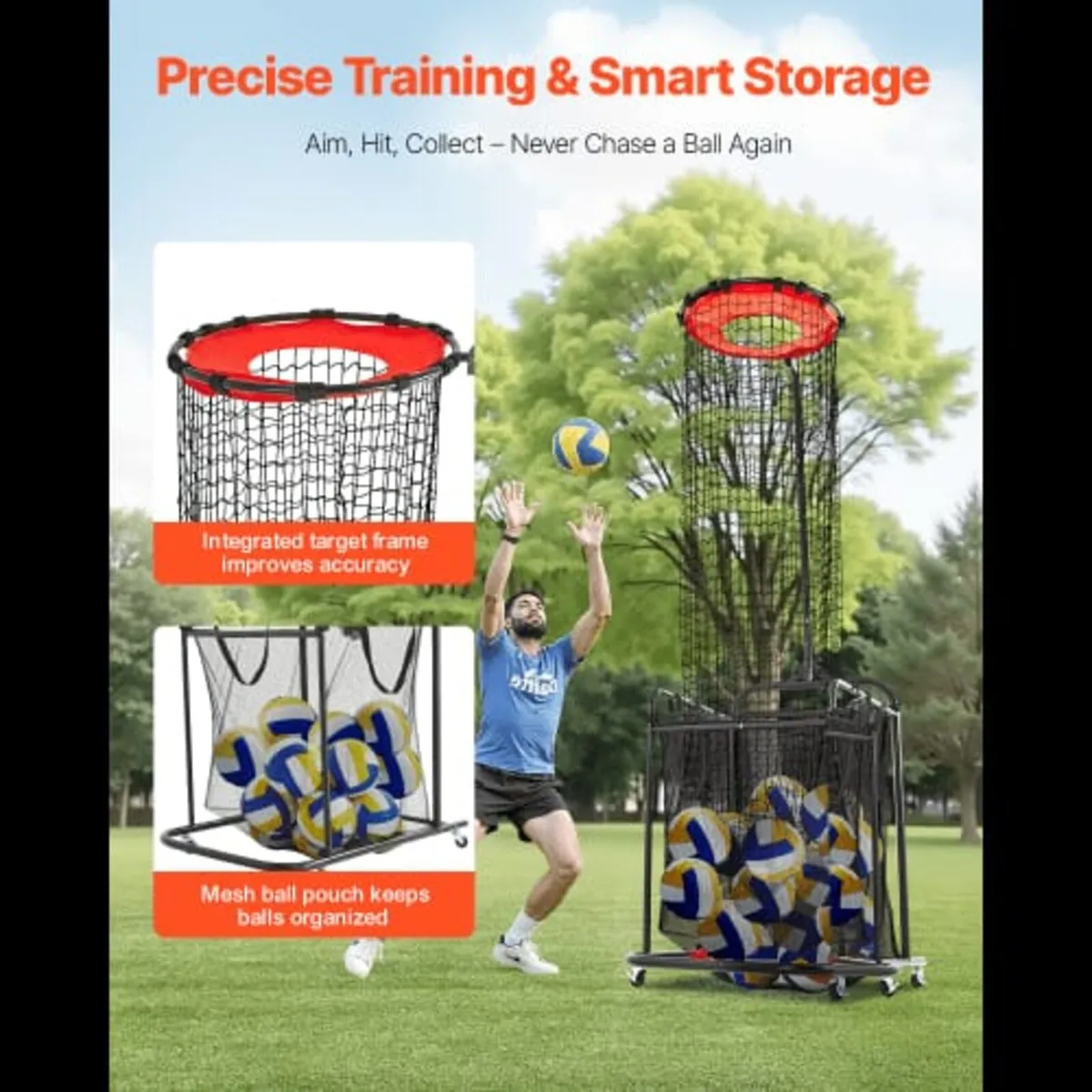 Volleyball Setter Training Equipment, Angle and He - Image 3
