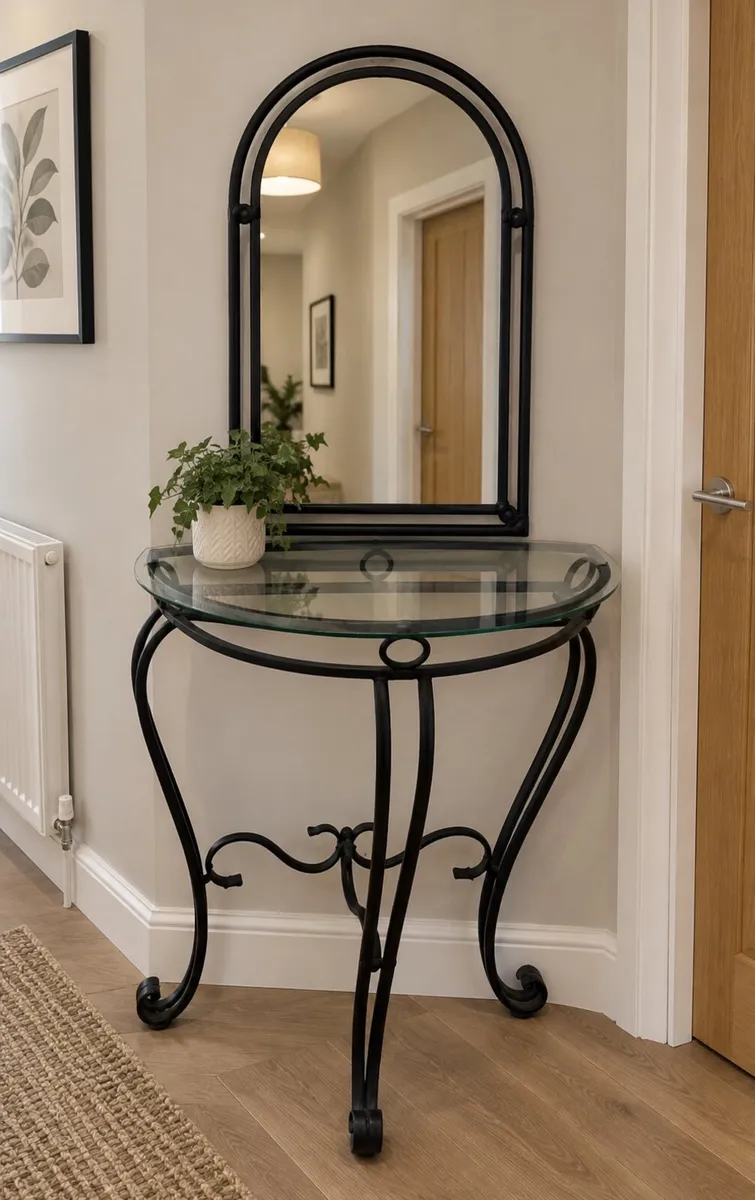 Lovely Matching Console - Hall Table & Mirror