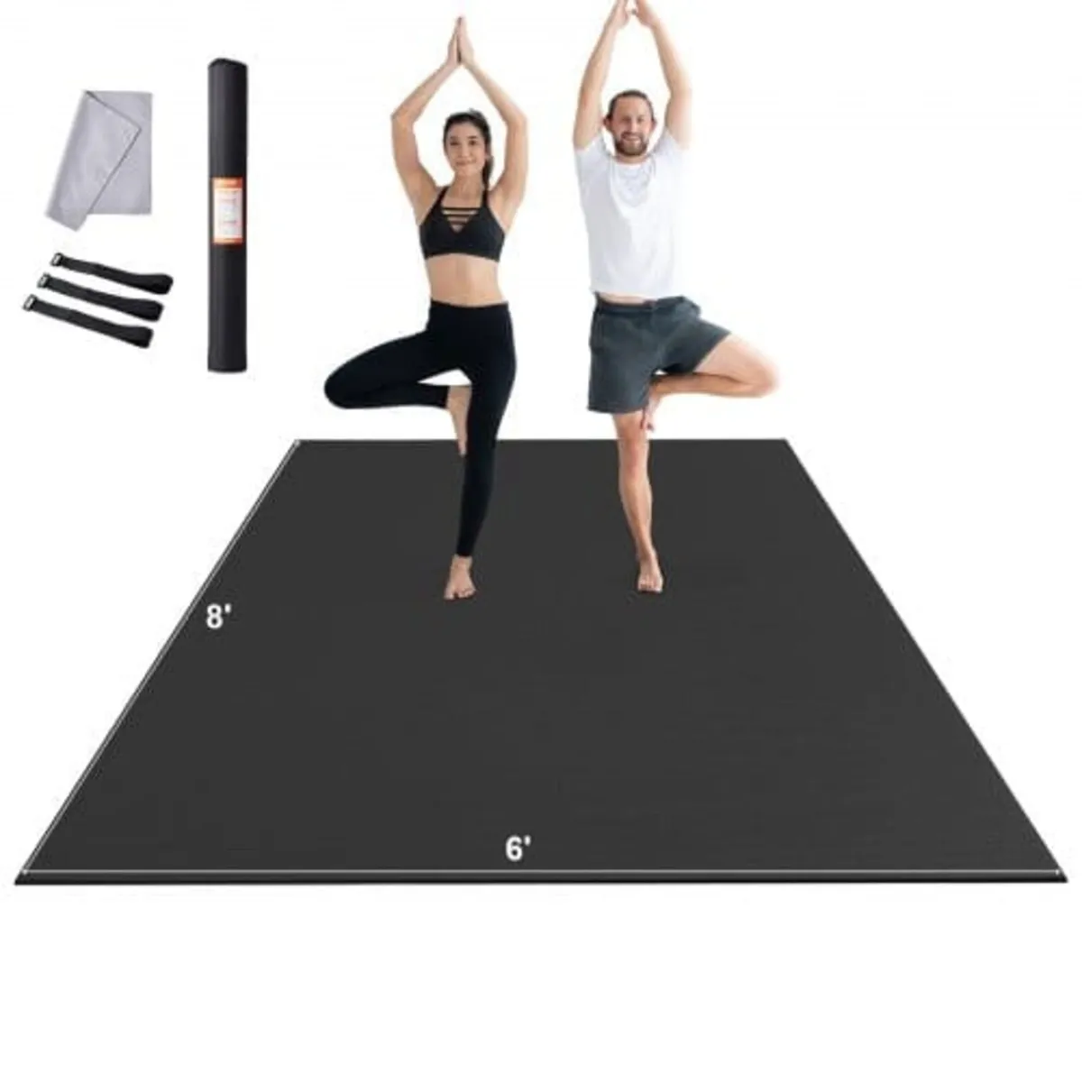 Exercise Mat Non Slip Yoga Mat Gym Fitness Pilate - Image 1