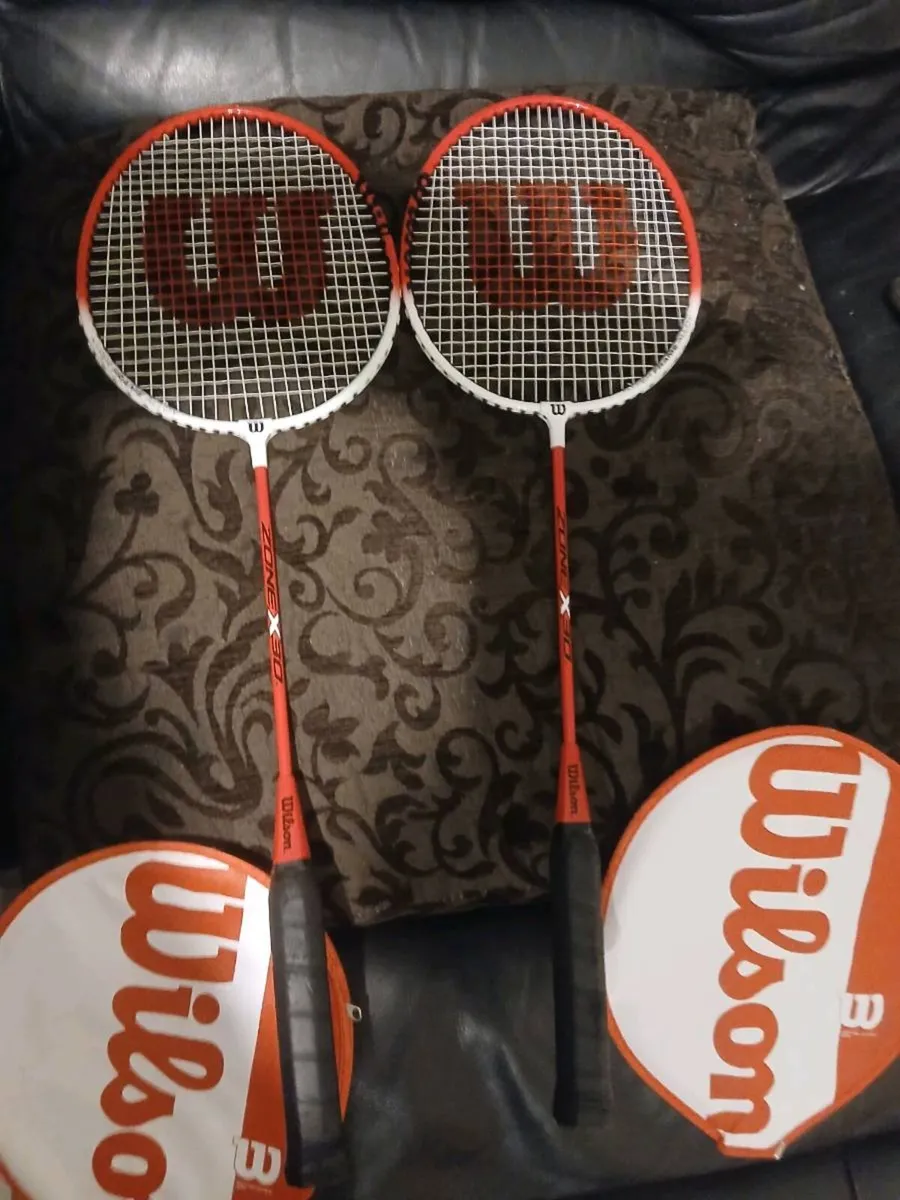 Pair of Wilson Badminton Rackets - Image 1