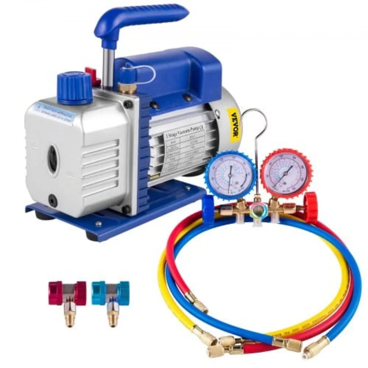 3CFM 1/4HP Refrigerant Vacuum Pump Kit, 85 L/min R - Image 1