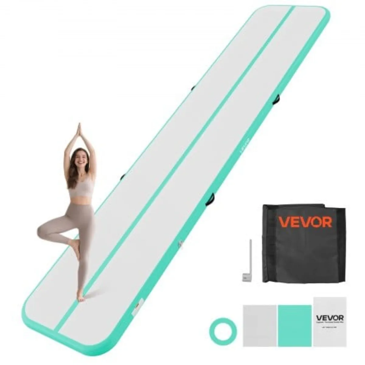 Inflatable Gymnastics Air Mat 5m Training Mats w/ - Image 1