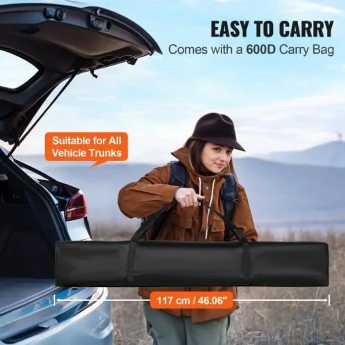 Pop Up Canopy, 2.95 x 2.95 m Instant Canopy Portab - Image 4