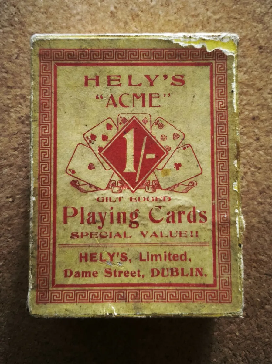 Rare set of Irish playing cards - Image 1