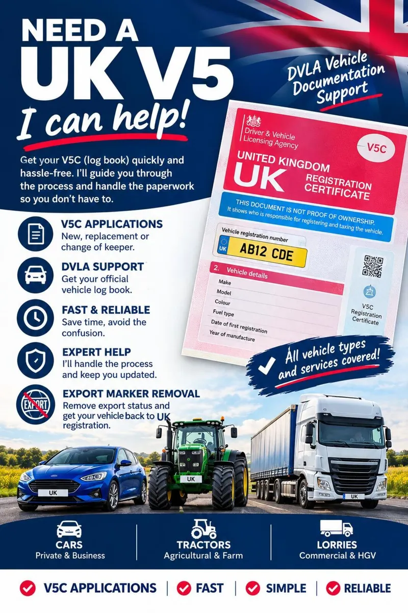 (DO U NEED A V5C REGISTRATION DOCUMENT) - Image 1