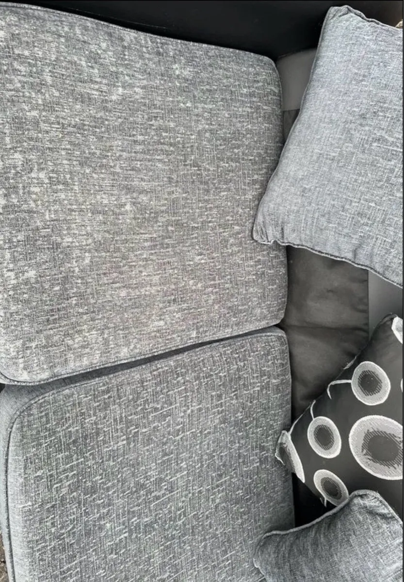 Dfs corner sofa with footstool - Image 4