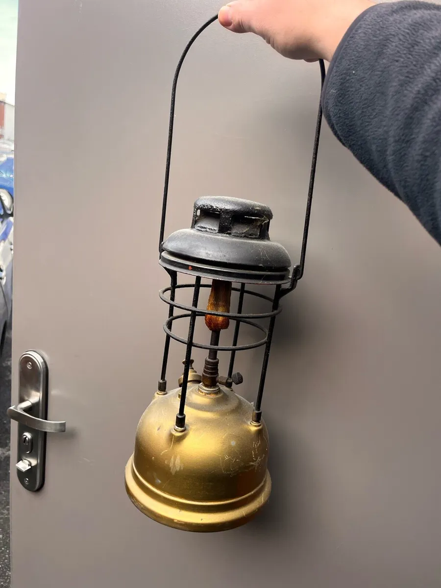 Vintage Brass Primus Kerosene Camping Stov - Image 1