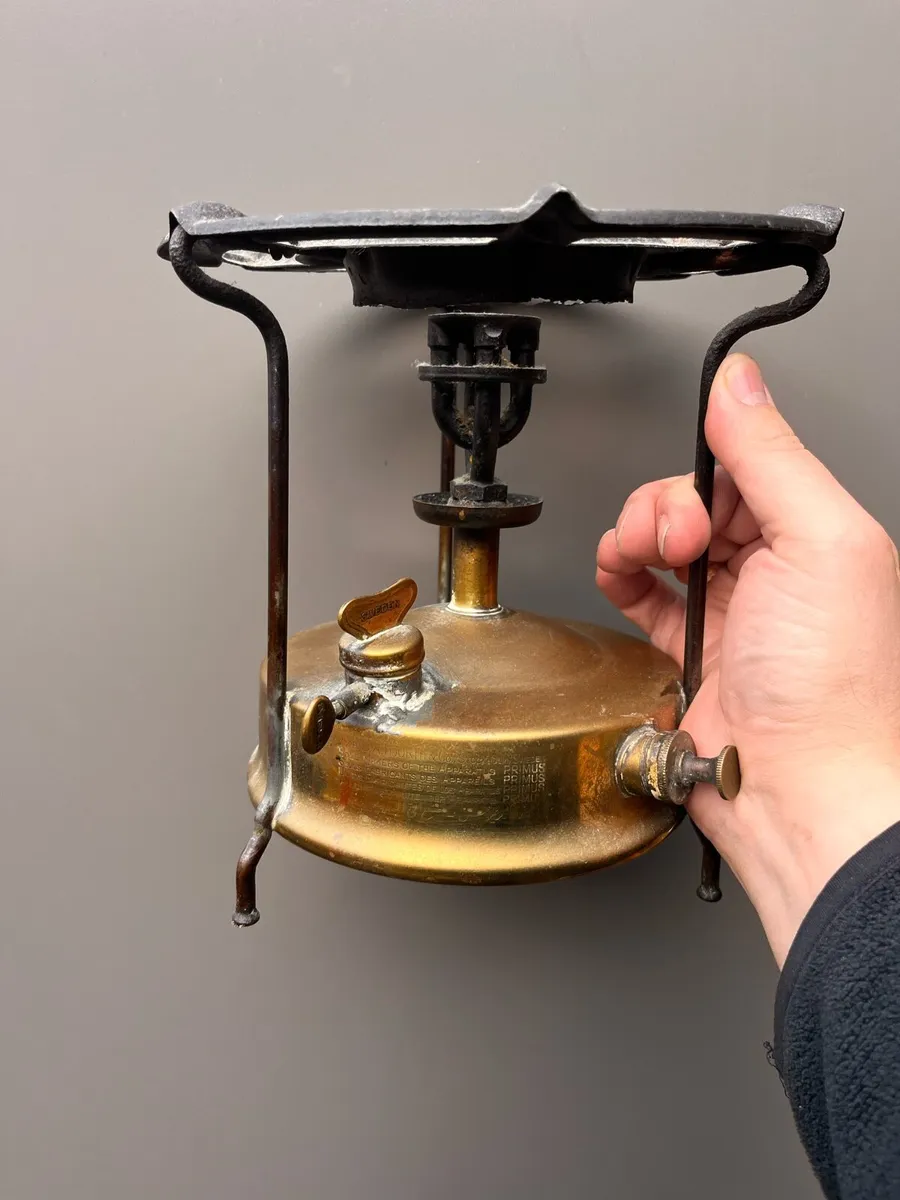 Vintage Brass Primus Kerosene Camping Stov - Image 2