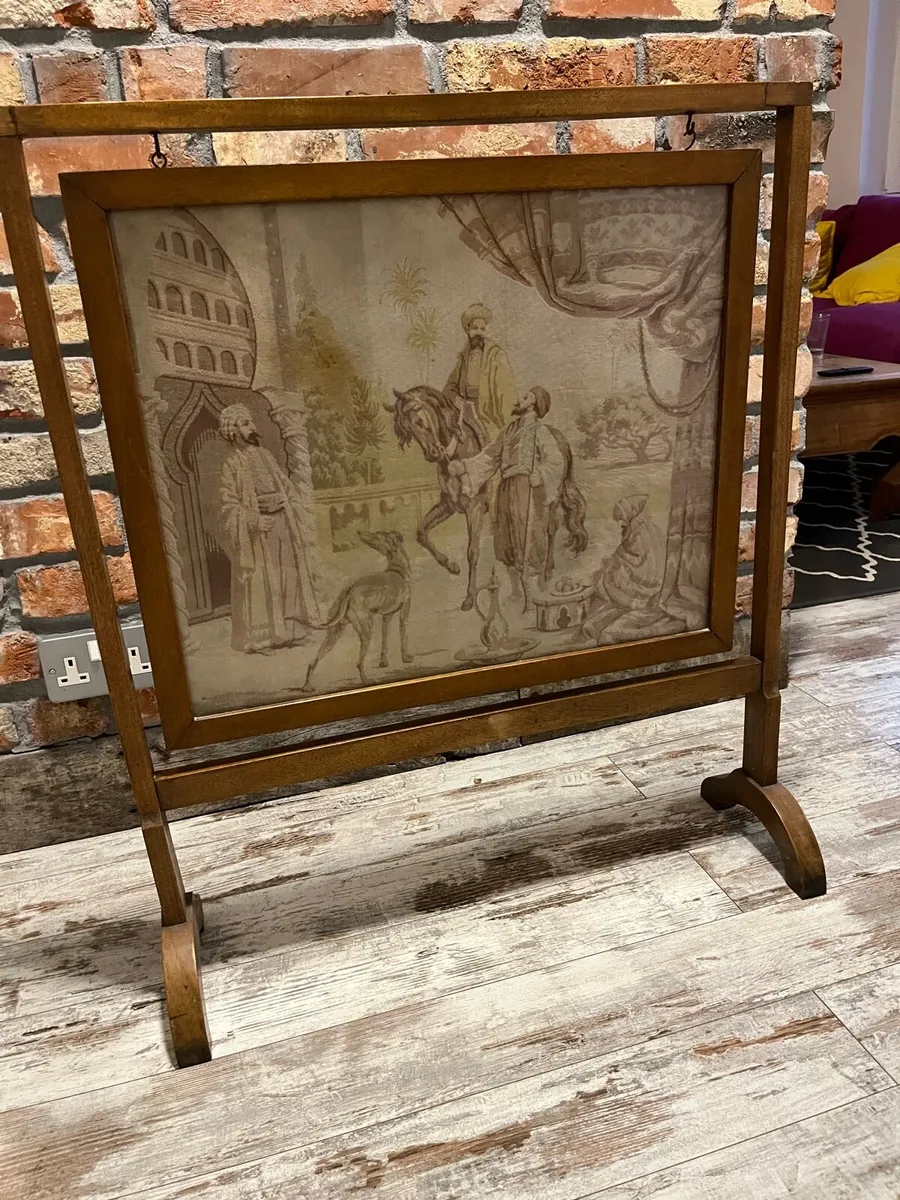 Vintage fire screen - Image 1