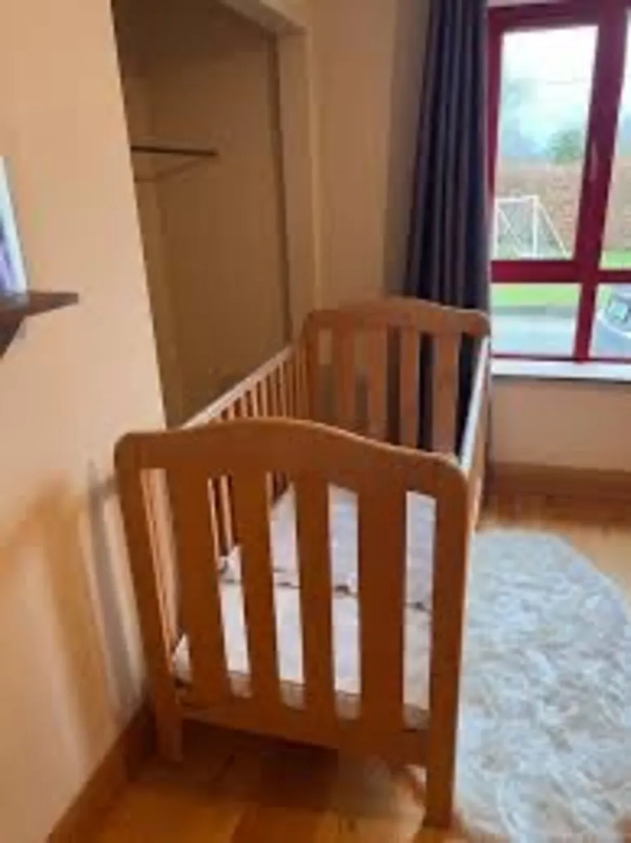 mama & papas cot bed frame - Image 1