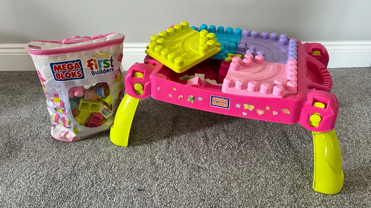 Mega Bloks Build ‘N Learn Table - Image 2