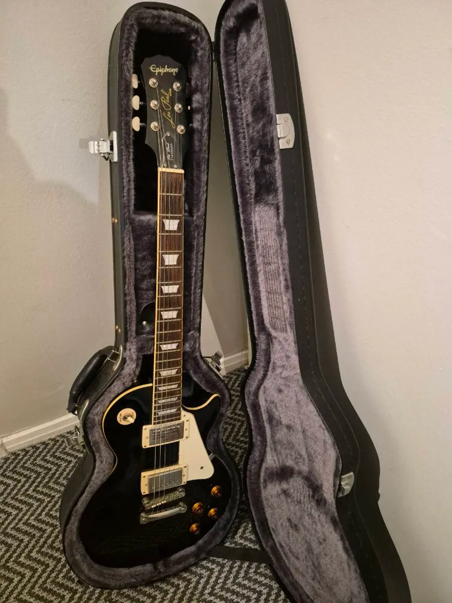Epiphone Les Paul Standard (Ebony) 2010 - Image 1